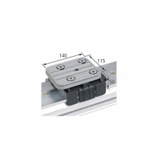 Вакуумний блок VCBLS-K1 140x115 H=50 mm для шаблонів