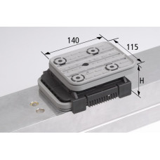 Вакуумний блок VCBLS-K2 140x115 H=50 mm для шаблонів