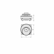 Механічний затиск VCMC-S1 120x120 H=50 кріплення 12-80 mm