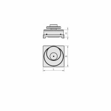 Механічний затиск VCMC-S4 145x145x50 mm кріплення 12-80 mm