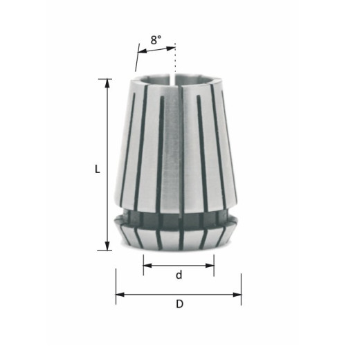 Цанга затискна ER32 D=6,35 mm DIN 6499