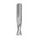 SQ01. Фреза VHM Z2 D=10 I=22 L=60 S=10 RH позитив, mirror finish, алюміній і пластик