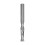 SQ01. Фреза VHM Z2 D=8 I=35 L=80 S=8 RH позитив mirror finish алюміній i пластик