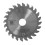 P36.Підрізна пила D=120 F= 22 Z= 24 K=3,1-4,3 P=2,2 CON-ALT5°