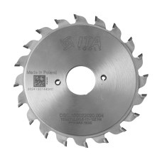 DSC.Підрізна пила D=100 F= 22 Z= 10+10 K=2,8-3,6 P=2,2 H=4