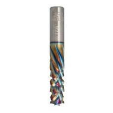 Фреза VHM Z2+6 D=12 I=35 L=80 S=12 RH позитив-негатив I1=5,5 покриття Platinum