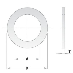 299.236.00 Kільця редукційні для пил  D=20 d=18 T=1,4