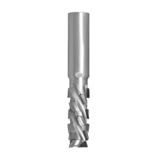 Фреза DIA Z2+2 D=19,05 I= 50 L=104 S=19,05x50 RH 16PCD+1HM H2,5 4 спіралі корпус сталь