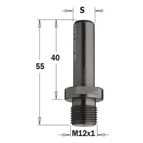 797.120.00 Патрон  до свердл S=12 M12x1