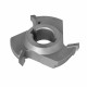 GKN.Фреза насадна RH SCM Olympic K400 K360HM D=55,3 I=14 F=16+2CH Z=3 R=2 RH