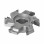 GKN.Фреза насадна для кромкоклеючого верстата D= 69 F= 16+2CH I= 10 R2 Z6 LH для Vitap Eclipse / RC