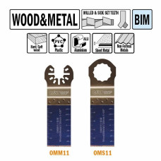 OMM11 Пильне полотно  W=28 I=48 TPI=18 5 шт. універсальне кріплення