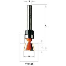 818.128.11B Фреза  HM D=12,7 I=12,7 L=52,4 S=6,35 A=14 з підшипником