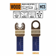 OMS02 Пильне полотно  W=22 I=48 TPI=18 1 шт. кріплення  під Fein i Festool