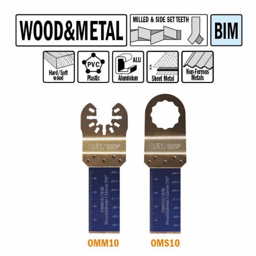 OMS10 Пильне полотно  W=22 I=48 TPI=18 1 шт. кріплення  під Fein i Festool