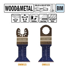 OMS15 Пильне полотно  W=45 I=48 TPI=18 1 шт. кріплення  під Fein i Festool