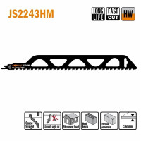 JS2243HM Пила шабельна L=455 I=400 H=50 K=1,50 TS=12,7