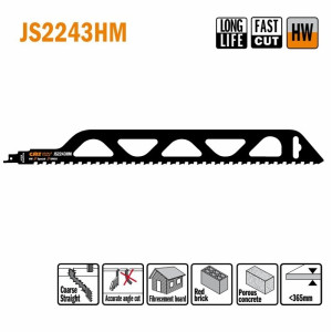 JS2243HM Пила шабельна L=455 I=400 H=50 K=1,50 TS=12,7