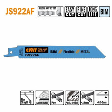 JS922AF-5 Пила шабельна L = 150 I = 130 H = 19 K = 0,90 TS = 90 1