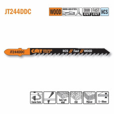 JT244DDC-5 Пильне полотно  I=75 L=100 5 шт. відстань між зубами 4