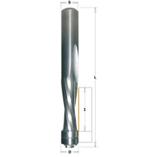 190.Фреза  VHM D=12,7 I=50,8 L=114 S=12 RH Z=2+2 + нижній підшипник